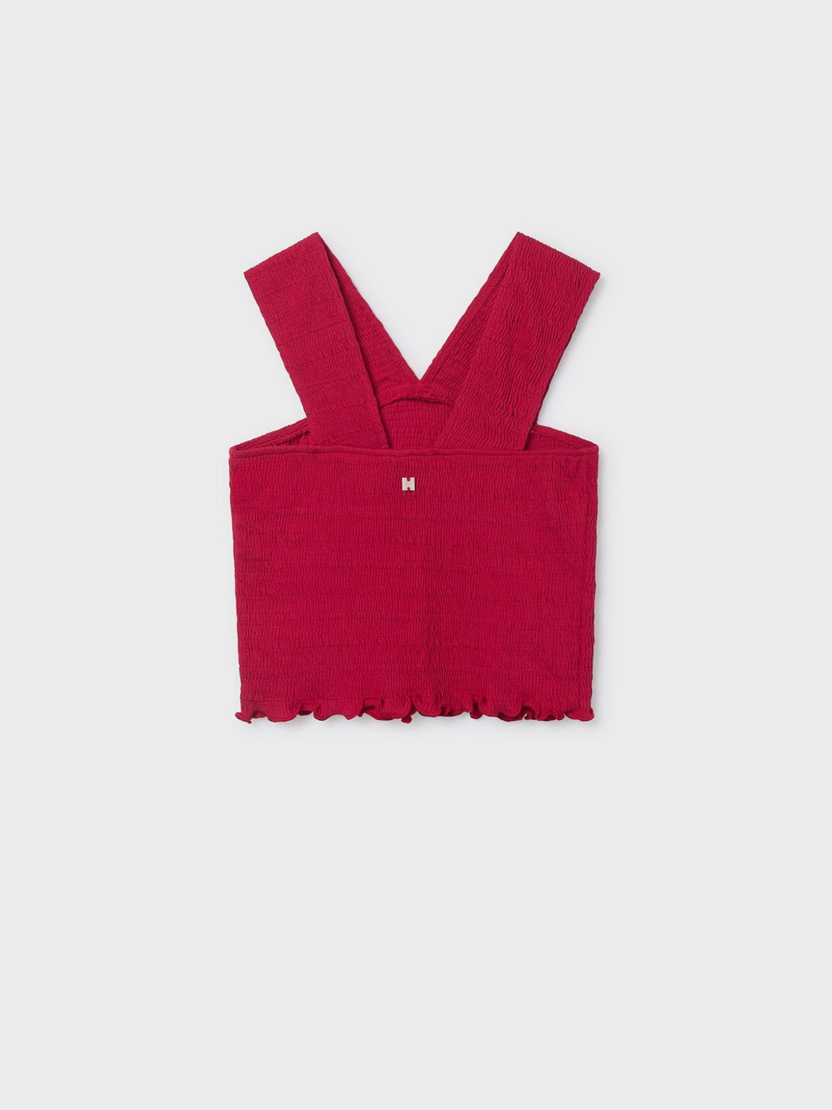 Top alças franzida Cereja (Vermelho)  para Menina - Mayoral