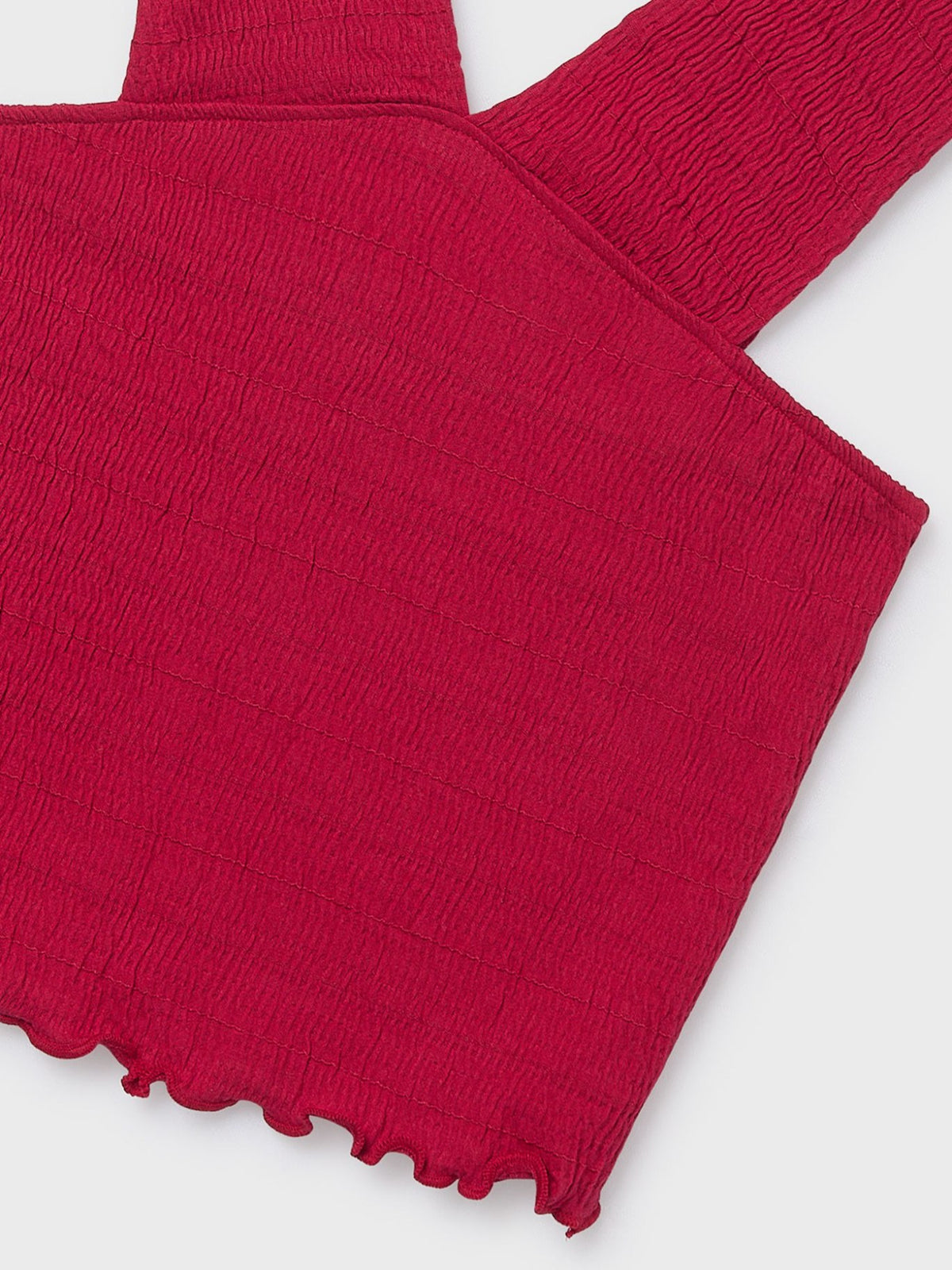 Top alças franzida Cereja (Vermelho)  para Menina - Mayoral