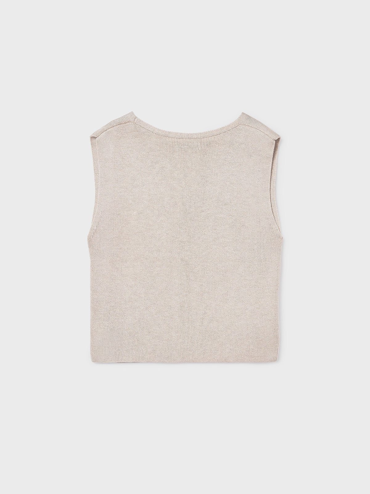 Top tricot com botões Amendoa m (Bege)  para Menina - Mayoral