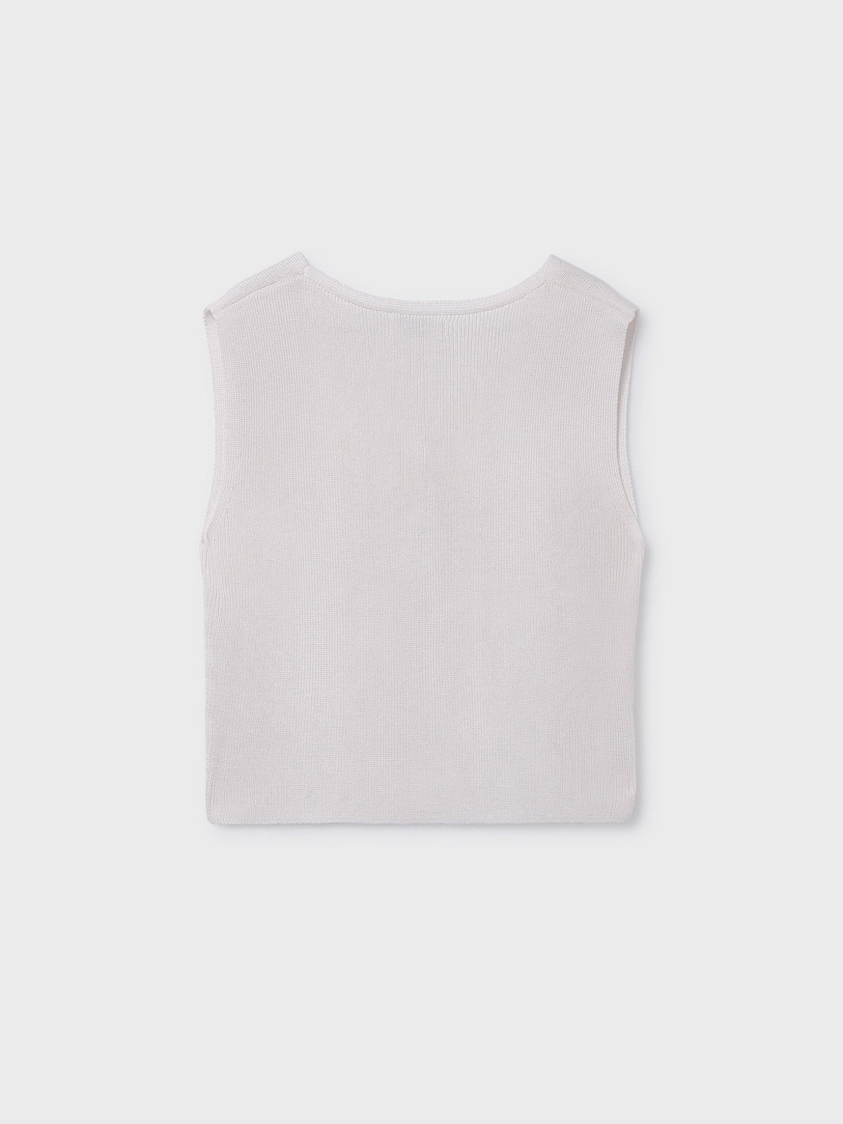 Top tricot com botões Osso (Creme / Pérola)  para Menina - Mayoral