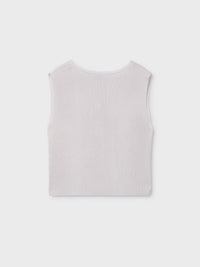 Top tricot com botões Osso (Creme / Pérola)  para Menina - Mayoral