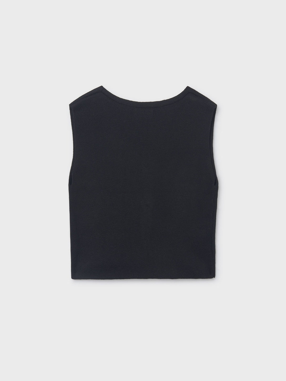 Top tricot com botões Preto (Preto)  para Menina - Mayoral