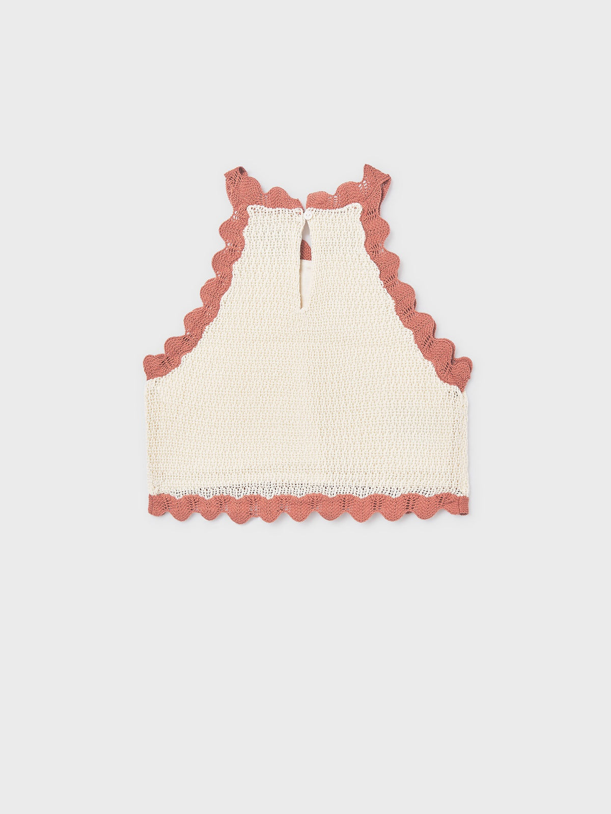 Top tricô flor Osso-arci (Rosa Velho)  para Menina - Mayoral