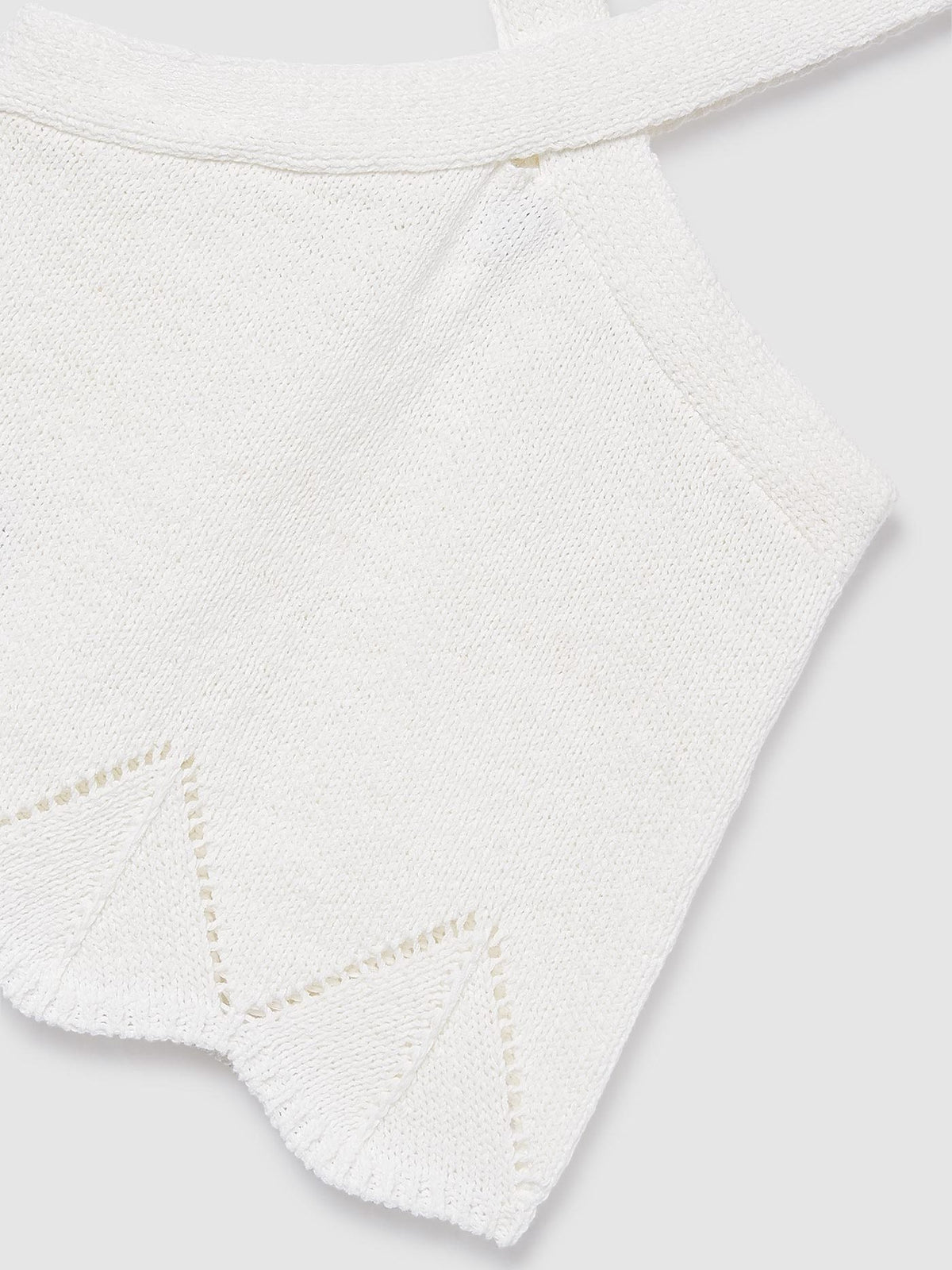 Top tricot c/ alças cruzadas Osso (Creme / Pérola)  para Menina - Mayoral