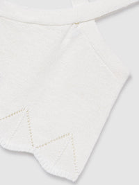 Top tricot c/ alças cruzadas Osso (Creme / Pérola)  para Menina - Mayoral