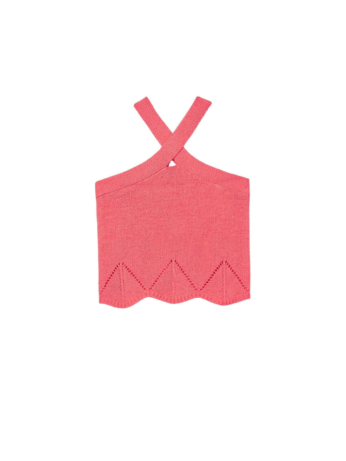 Top tricot c/ alças cruzadas Coral (Tijolo)  para Menina - Mayoral