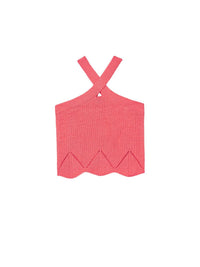Top tricot c/ alças cruzadas Coral (Tijolo)  para Menina - Mayoral