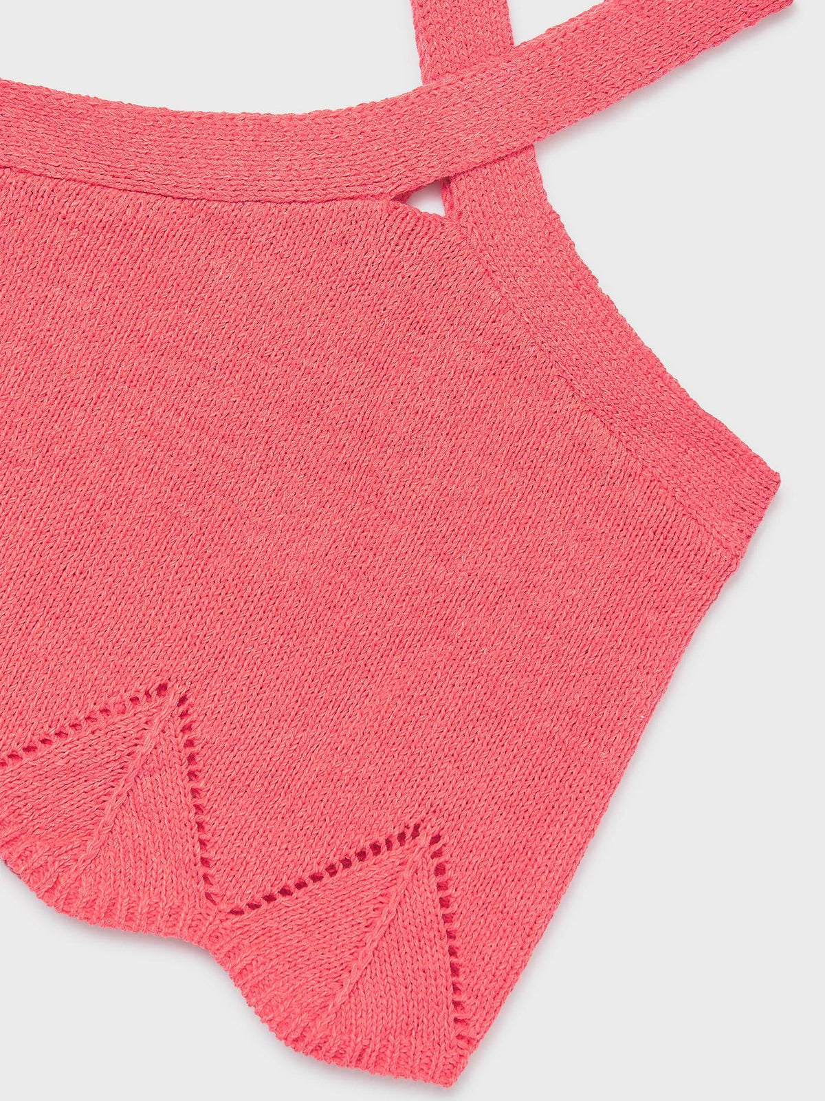 Top tricot c/ alças cruzadas Coral (Tijolo)  para Menina - Mayoral