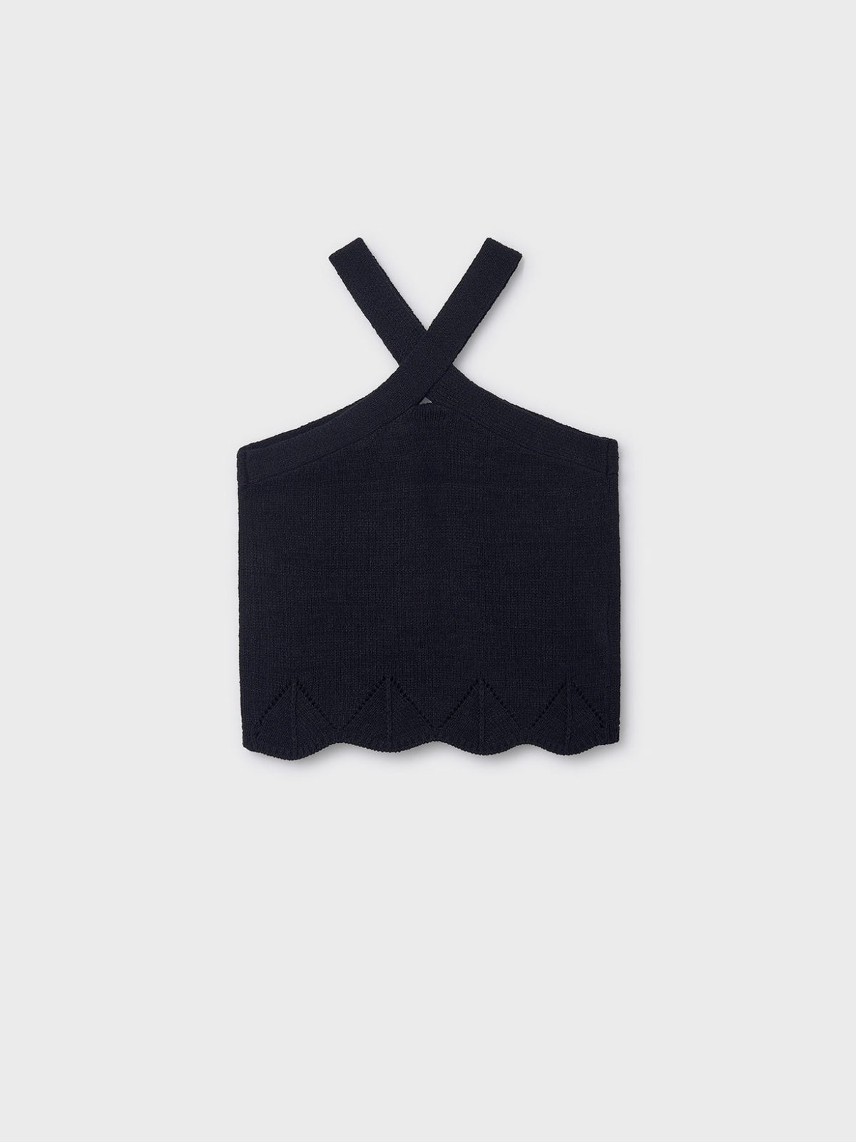 Top tricot c/ alças cruzadas Preto (Preto)  para Menina - Mayoral