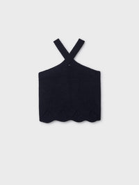 Top tricot c/ alças cruzadas Preto (Preto)  para Menina - Mayoral