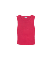 Top tricot recortado costas Cereja (Vermelho)  para Menina - Mayoral