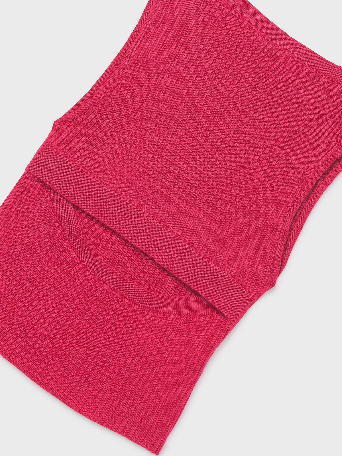 Top tricot recortado costas Cereja (Vermelho)  para Menina - Mayoral