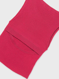 Top tricot recortado costas Cereja (Vermelho)  para Menina - Mayoral