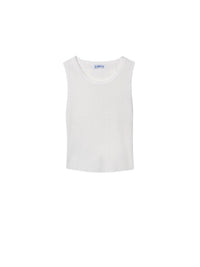 Top tricot recortado costas Osso (Creme / Pérola)  para Menina - Mayoral