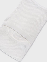 Top tricot recortado costas Osso (Creme / Pérola)  para Menina - Mayoral