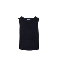 Top tricot recortado costas Preto (Preto)  para Menina - Mayoral