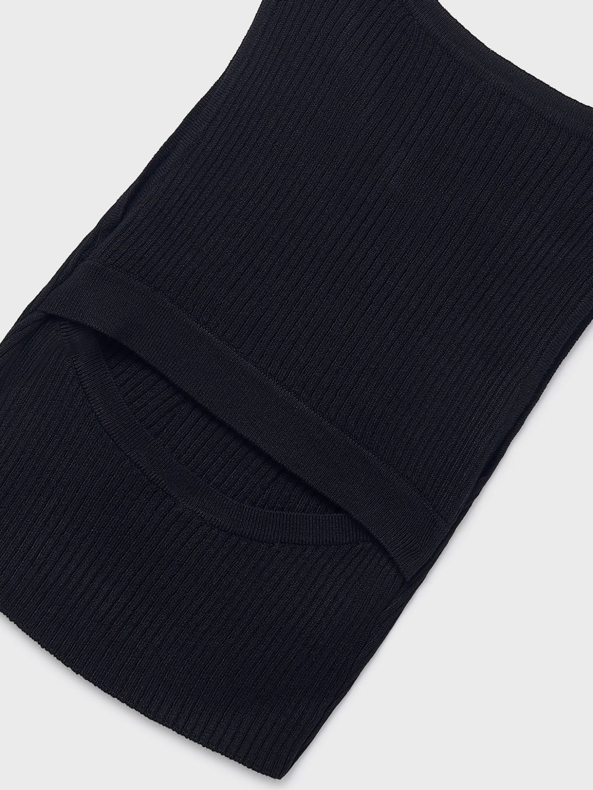 Top tricot recortado costas Preto (Preto)  para Menina - Mayoral
