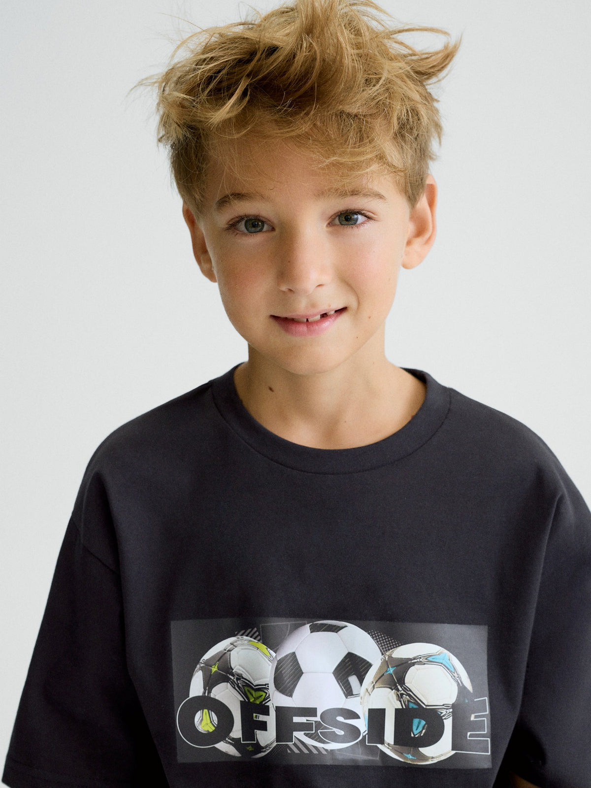 T´shirt print Preto (Preto)  para Menino - Mayoral