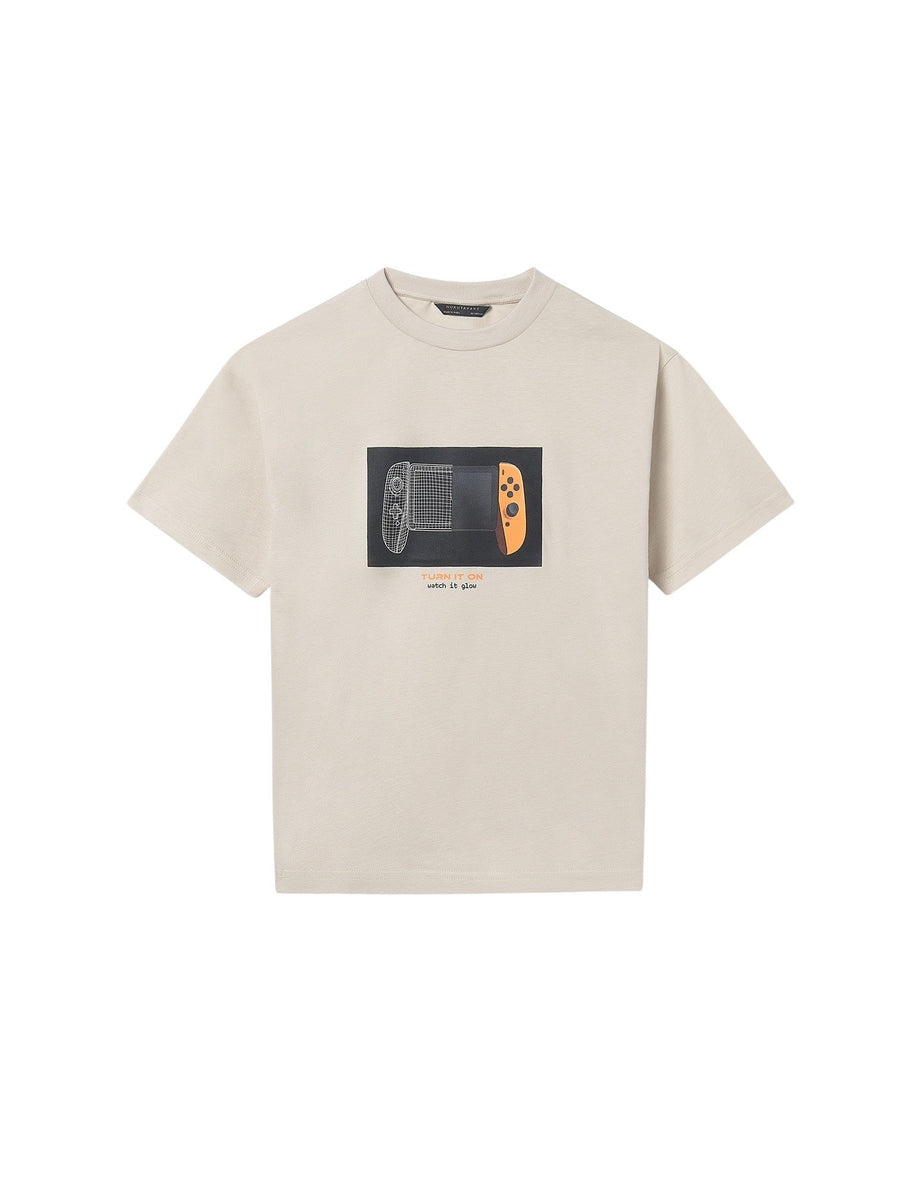 T´shirt play Canamo (Creme / Pérola)  para Menino - Mayoral