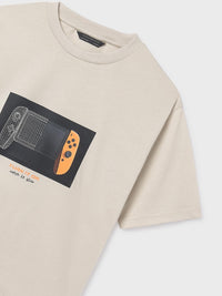 T´shirt play Canamo (Creme / Pérola)  para Menino - Mayoral