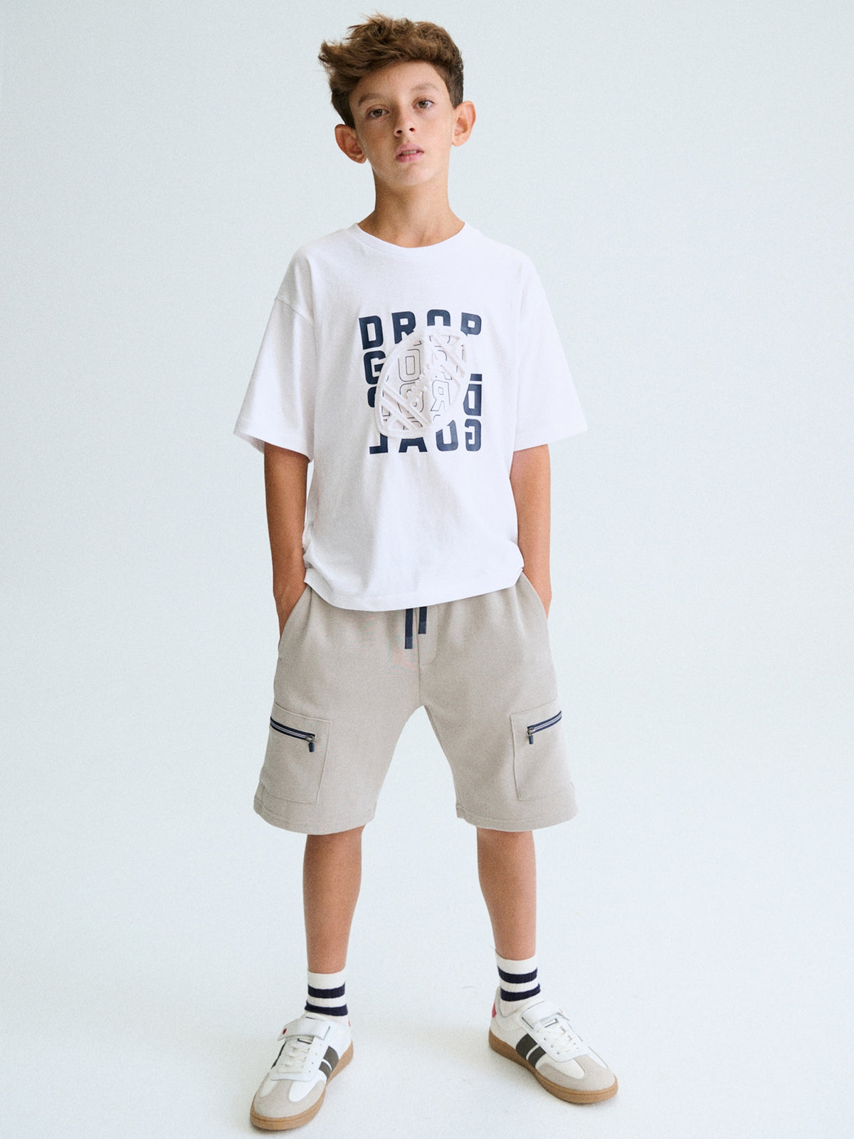 T´shirt embossed Branco (Branco)  para Menino - Mayoral