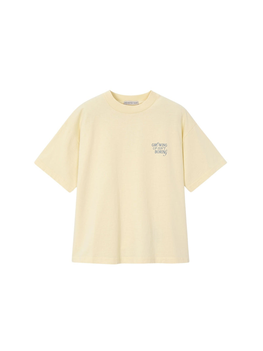 T´shirt "growing up" Butter (Amarelo Pálido)  para Menino - Mayoral