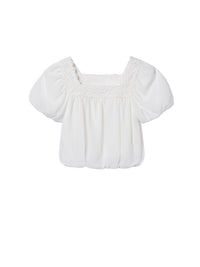 Blusa Crú (Creme / Pérola)  para Menina - Mayoral