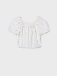 Blusa Crú (Creme / Pérola)  para Menina - Mayoral