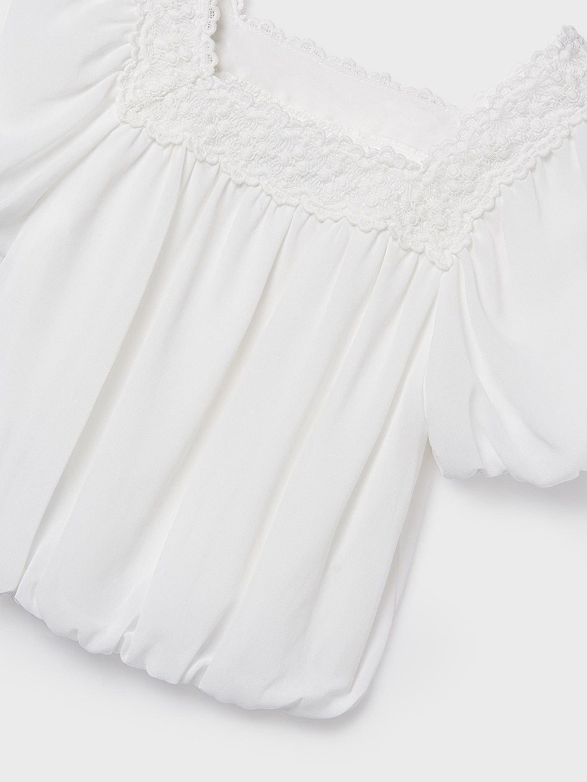 Blusa Crú (Creme / Pérola)  para Menina - Mayoral