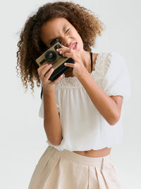 Blusa Crú (Creme / Pérola)  para Menina - Mayoral