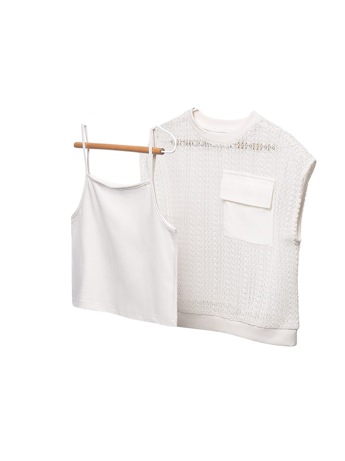 Twin set c/ bolso Osso (Creme / Pérola)  para Menina - Mayoral