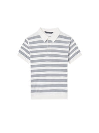 Polo m/curta tricô Nata-atlan (Azul)  para Menino - Mayoral