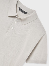 Polo m/curta tricô Pedra (Cinza Claro)  para Menino - Mayoral