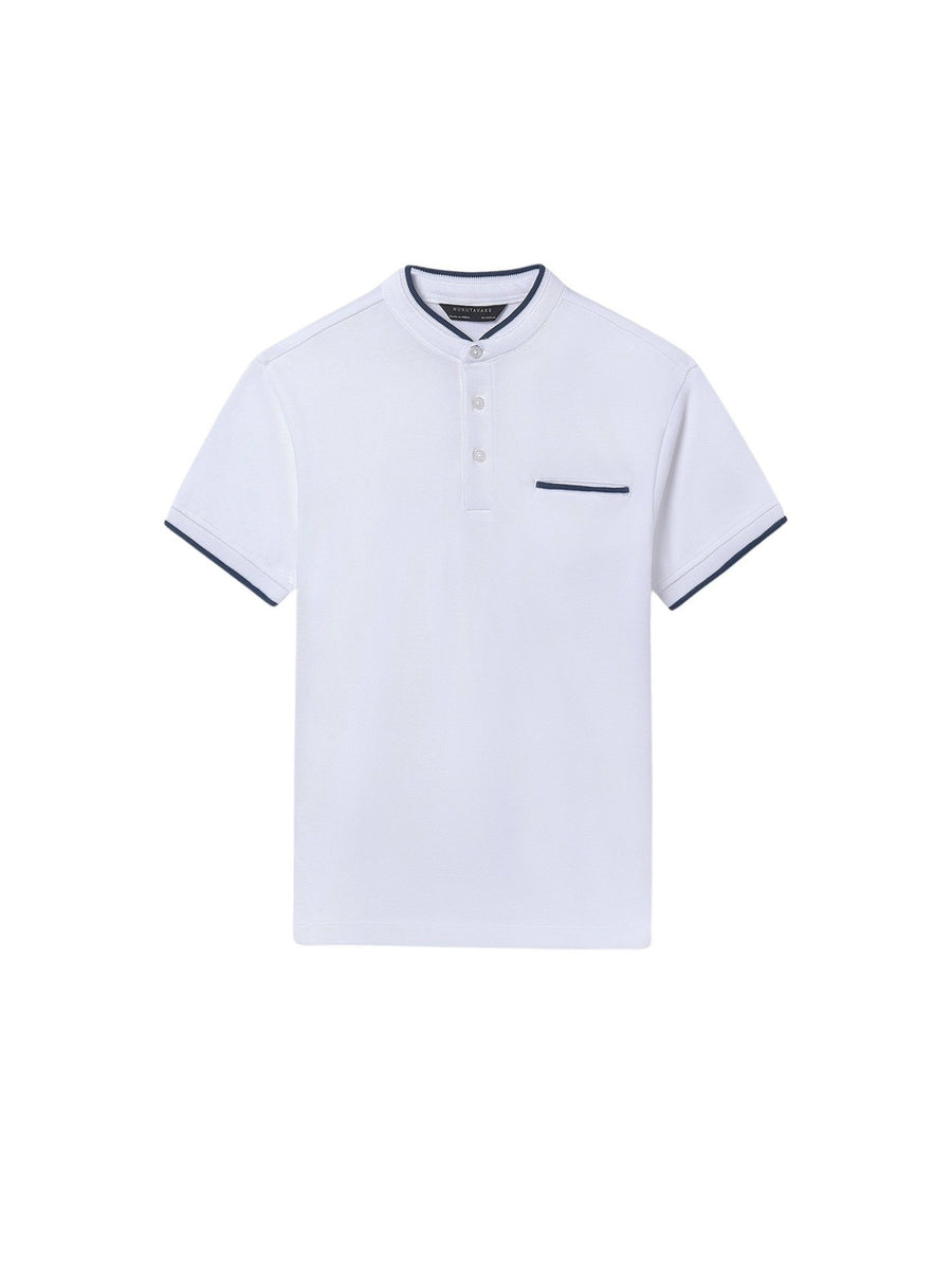 Polo m/curta gola mao Branco (Branco)  para Menino - Mayoral