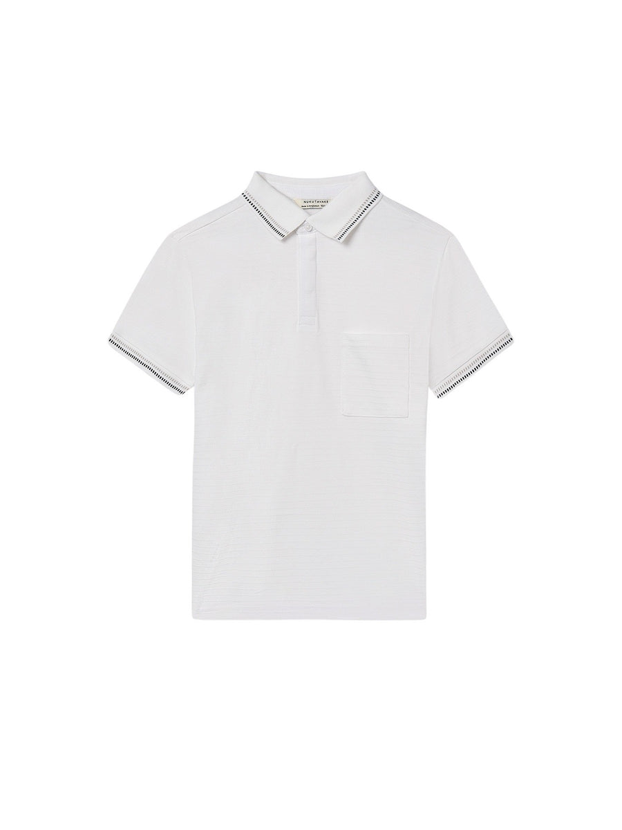 Polo m/curta bolso Nata (Creme / Pérola)  para Menino - Mayoral