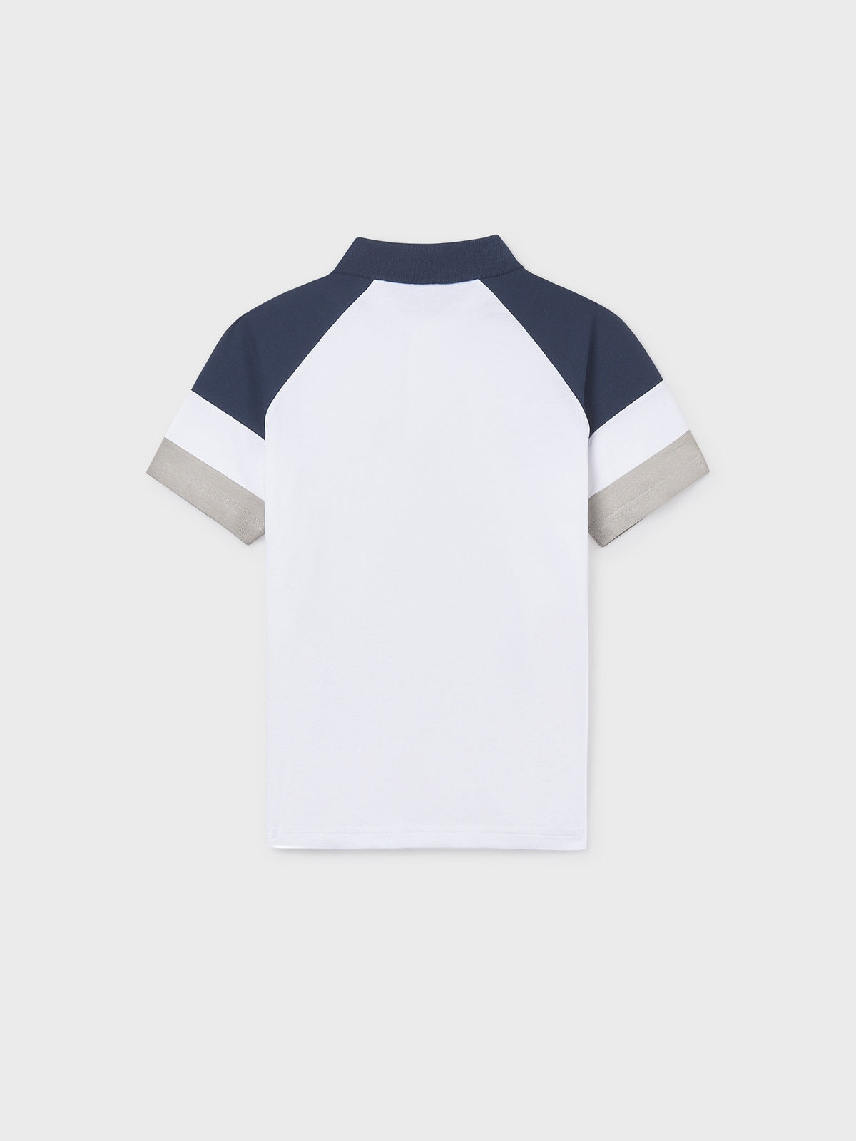 Polo m/curta combinado Branco (Branco)  para Menino - Mayoral