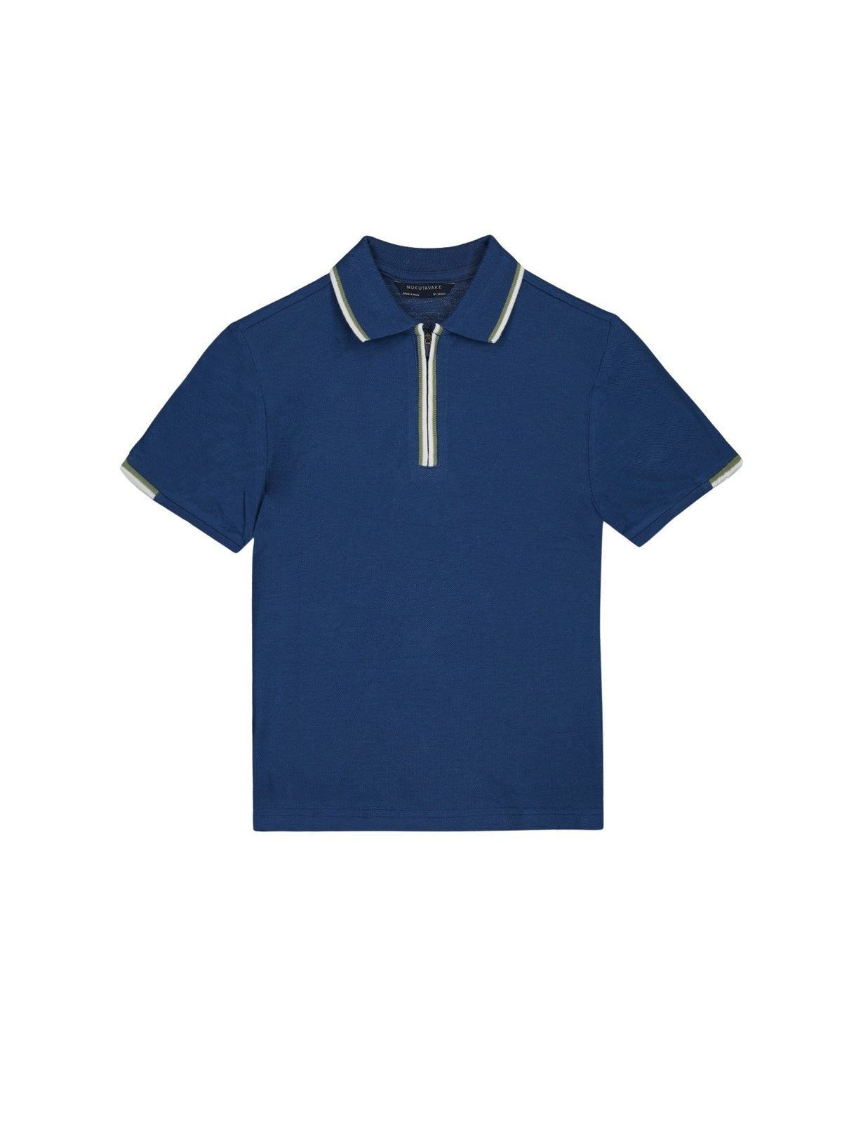 Polo m/c Zíper Oceano (Azul)  para Menino - Mayoral