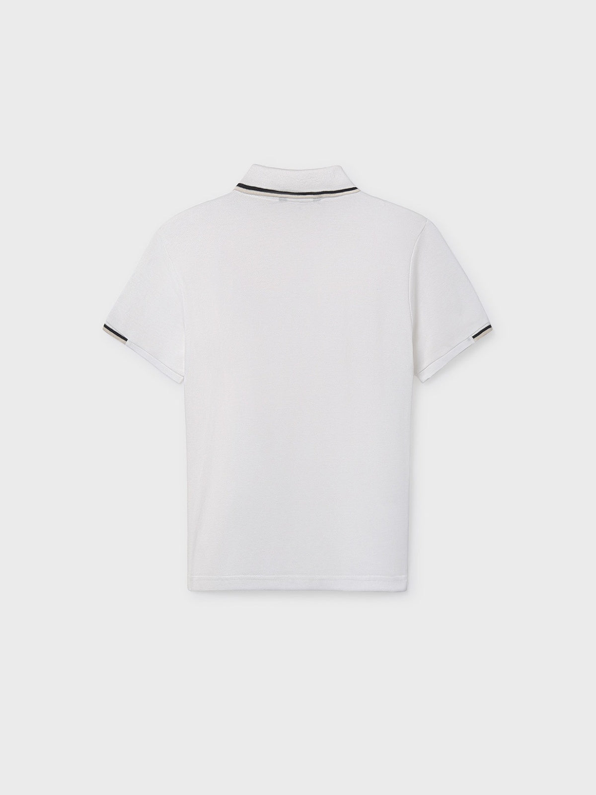 Polo m/c Zíper Nata (Creme / Pérola)  para Menino - Mayoral