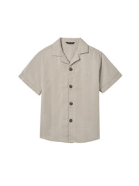 Camisa m/curta gola resort Pedra (Cinza Claro)  para Menino - Mayoral