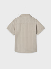 Camisa m/curta gola resort Pedra (Cinza Claro)  para Menino - Mayoral