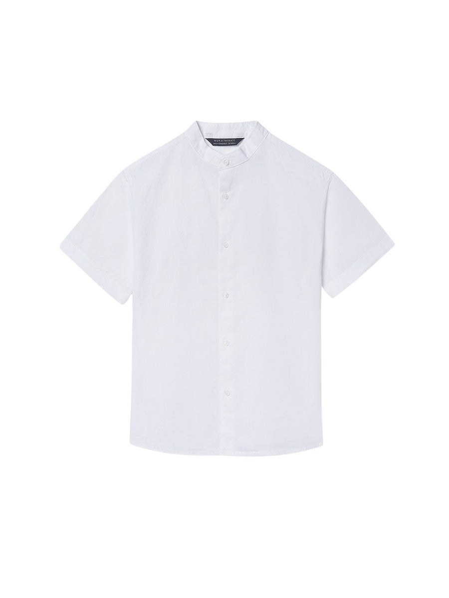 Camisa m/curta gola mao Branco (Branco)  para Menino - Mayoral