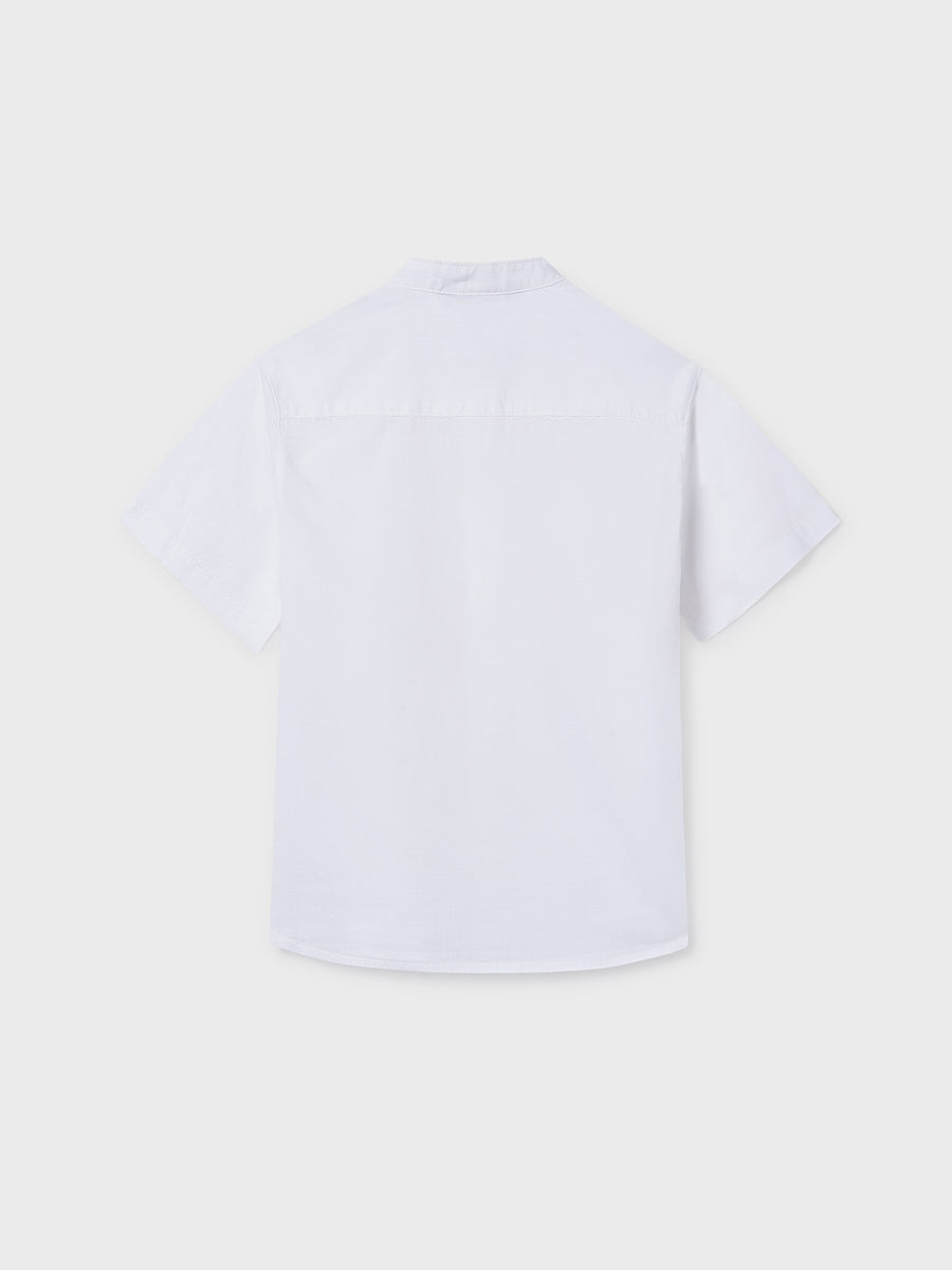 Camisa m/curta gola mao Branco (Branco)  para Menino - Mayoral