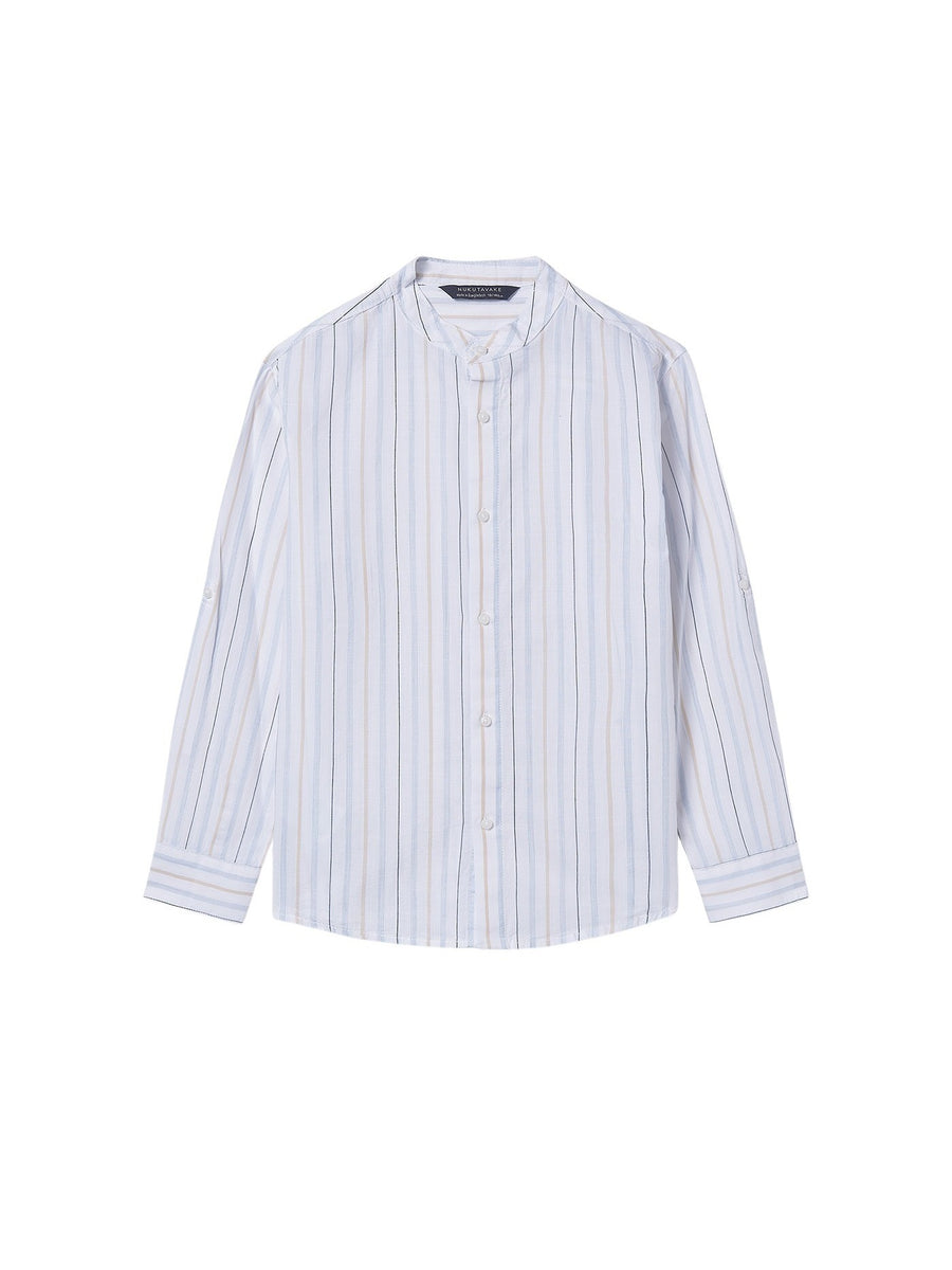 Camisa m/comp. Celeste ra (Celeste)  para Menino - Mayoral