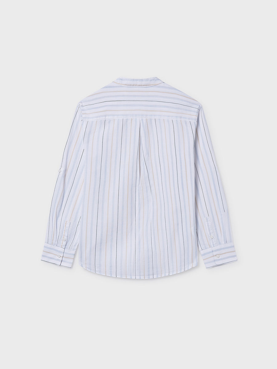 Camisa m/comp. Celeste ra (Celeste)  para Menino - Mayoral