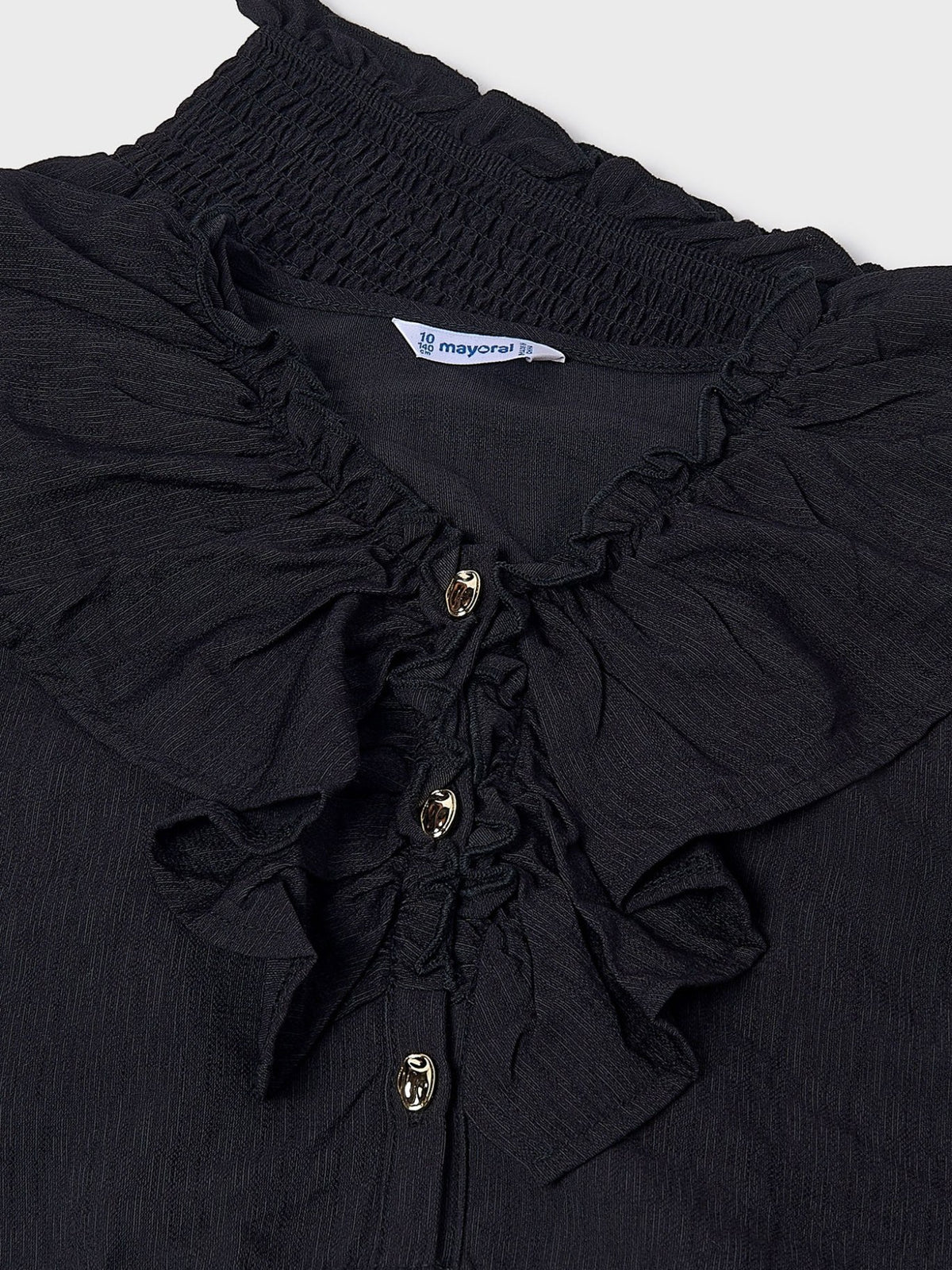 Conj. short folho Preto (Preto)  para Menina - Mayoral
