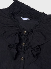 Conj. short folho Preto (Preto)  para Menina - Mayoral