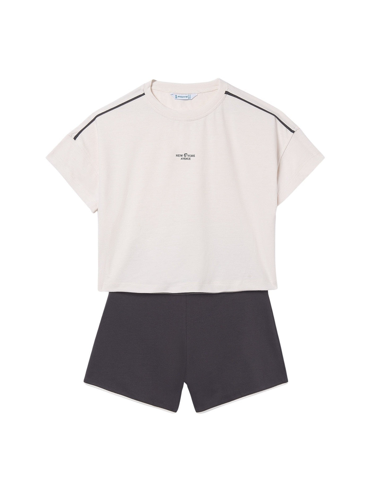 Conj. Calção/top viscose Cinza escu (Cinza Escuro)  para Menina - Mayoral