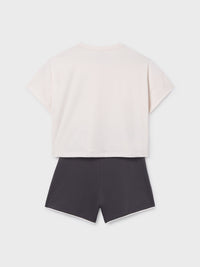 Conj. Calção/top viscose Cinza escu (Cinza Escuro)  para Menina - Mayoral