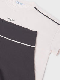 Conj. Calção/top viscose Cinza escu (Cinza Escuro)  para Menina - Mayoral