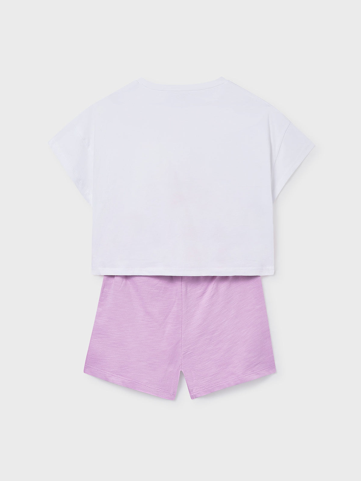 Conj. short gráfica Lilac (Lilás)  para Menina - Mayoral